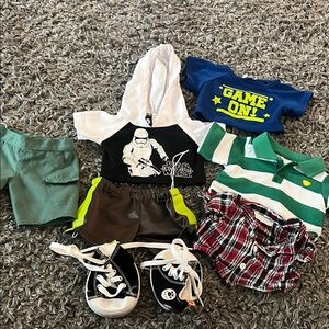 Build-A-Bear Star Wars and Game On Outfit Set